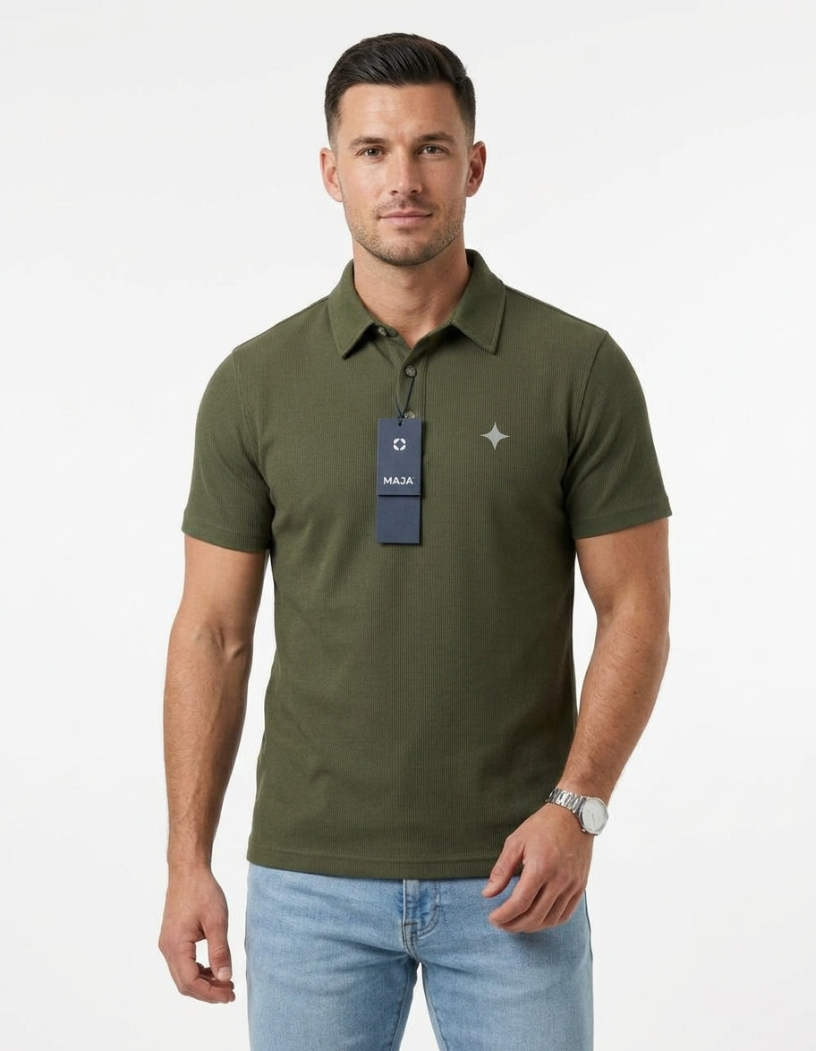 Polo Naval Manga Corta